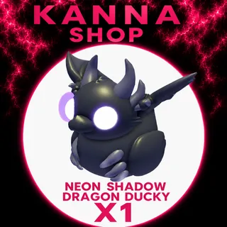Neon Shadow Dragon Ducky