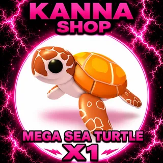 Mega sea turtle