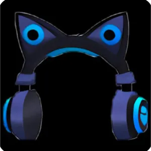 Blue Cat Ear Headphones