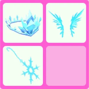 Ice Wings,Crown,Earrings