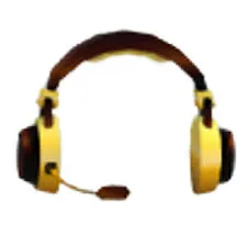 golden headset