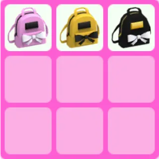 Pink and Black Backpack Bundle