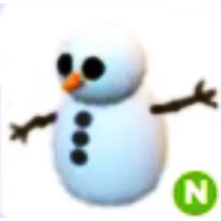 Neon No Potion Snowman