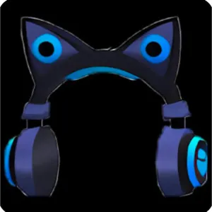 Blue Cat Ear Headphones