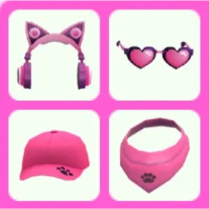 Pink Cat Ear Headphones