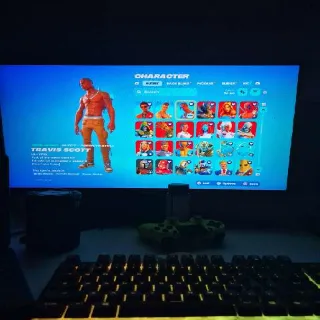 Fortnite Account STACKED [Travis Scott, 161 Skins + MORE]