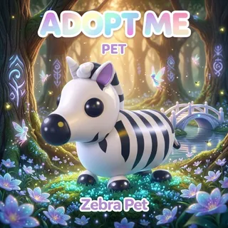 Adopt me pet zebra