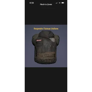 Responders fireman uniform (no helm)