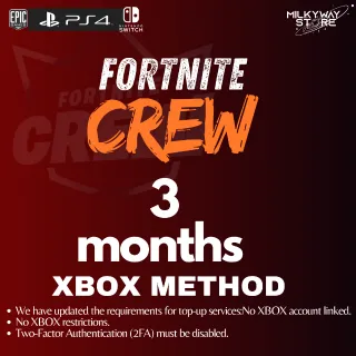 FORTNITE CREW 3 months