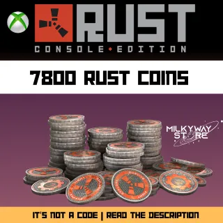 RUST COINS 7800 COINS