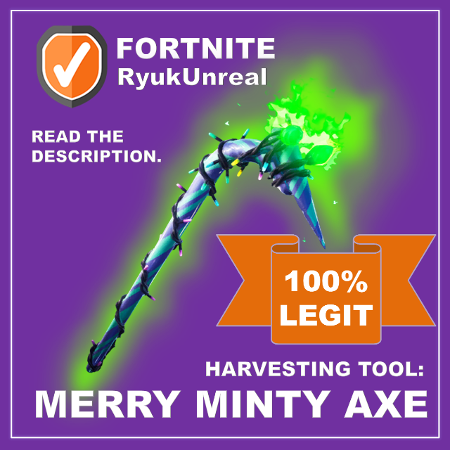 Code Fortnite Minty Axe In Game Items Gameflip