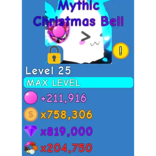 Mythic Christmas Bell OG BGS