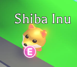 Pet Adopt Me Mega Neon Shiba Inu In Game Items Gameflip - roblox adopt me shiba inu