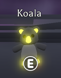 Pet Adopt Me Mega Neon Koala In Game Items Gameflip - koala roblox adopt me