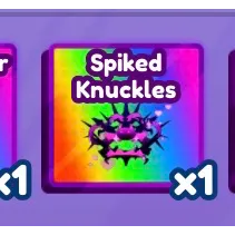 Spiked knuckles - Baddies weapons