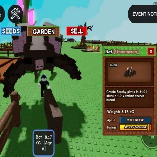 HUGE BAT 8.17 KG AGE 6 sss