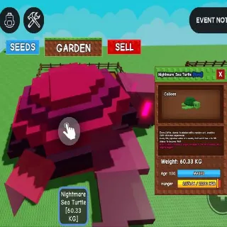 60.33 KG! AGE 💯 HUGE SEA TURTLE NIGHTMARE AGE 100 DPMFR