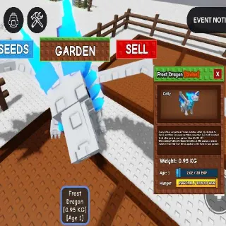 FROST DRAGON - GROW A GARDEN JP