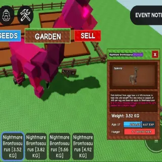 3.52 KG AGE 17 NIGHTMARE BRONTOSAURUS-PHBRON