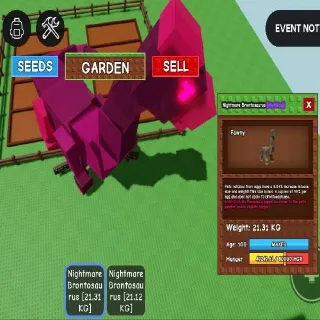 21.31 KG! AGE 💯  NIGHTMARE BRONTOSAURUS AGE 100 💯 PHBRON