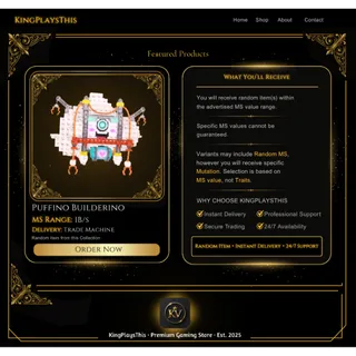 Puffino Builderino | 1B/s