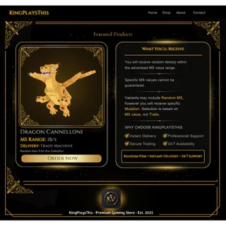 Dragon Cannelloni | 1B/s