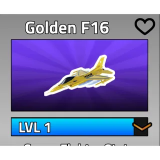 GOLDEN F16 - Military Tycoon Jet