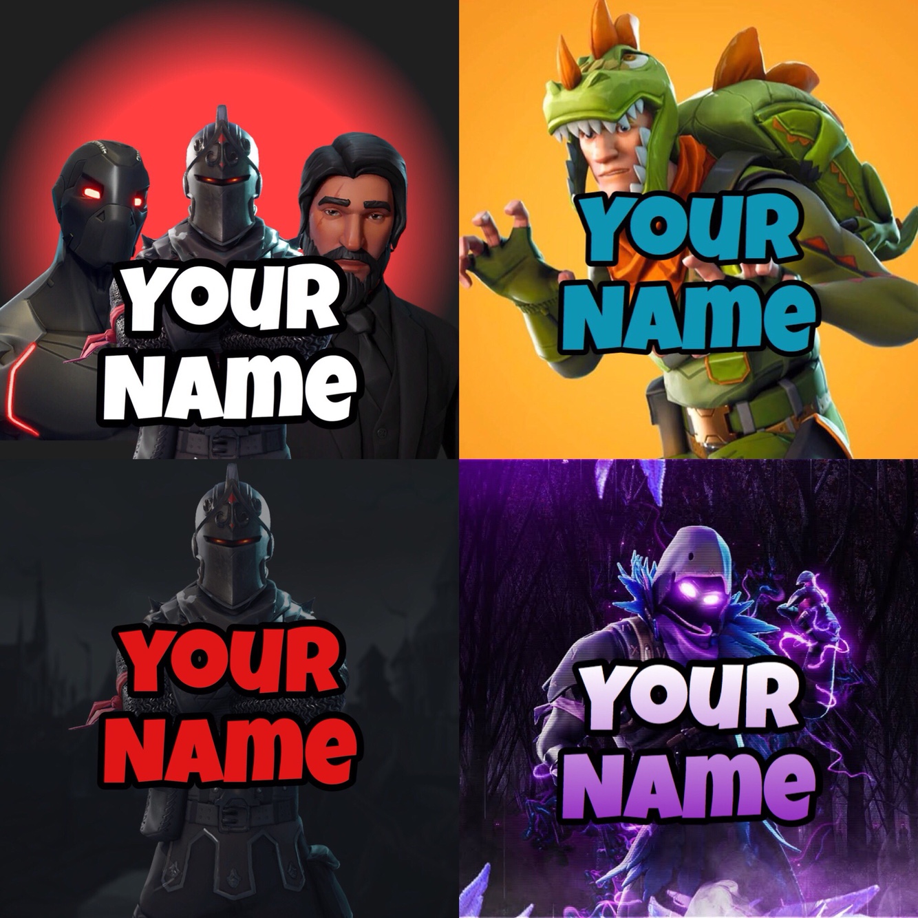 X4 DOPE Fortnite Logos Your own colors and font Other 