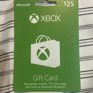 $25 Xbox gift card