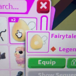 2x fairytale eggs