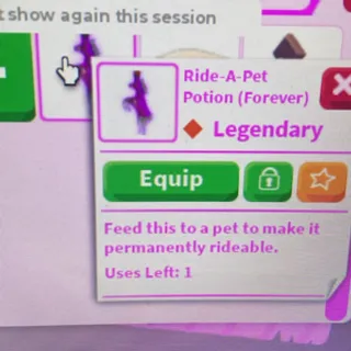 ride potion adopt me