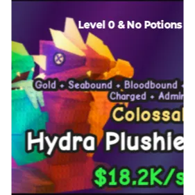 COLOSSAL Gold Hydra Plushie