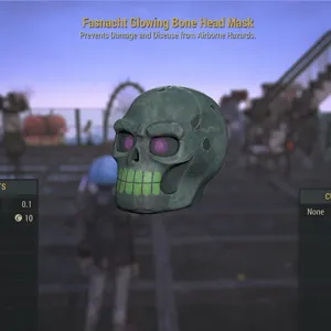 Glowing Bone Head Mask
