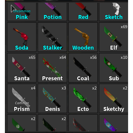 Other Murder Mystery 2 Weapon In Game Items Gameflip