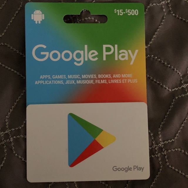 Google Play Gift Card 15 USD, Play store cards cheap