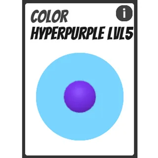 Hyper purple lvl 5 jailbreak clean