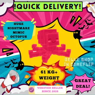 HUGE NIGHTMARE MIMIC OCTOPUS 61KG+