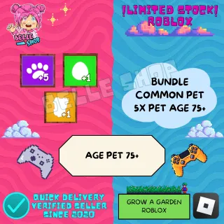 5X Pet Age 75+ Grow a Garden