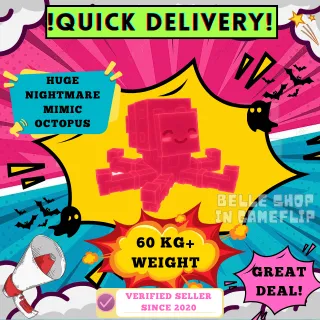 HUGE NIGHTMARE MIMIC OCTOPUS 60KG+