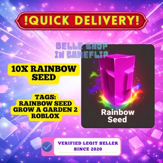 10X RAINBOW SEED GROW A GARDEN 2