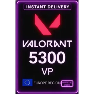 Valorant Points 5300 VP Key - EU