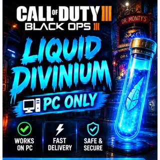 💎BLACK OPS 3 BO3 - 50K 💎LIQUID DIVINIUM - BUY 2 GET 1 FREE - FAST DELIVERY - PC