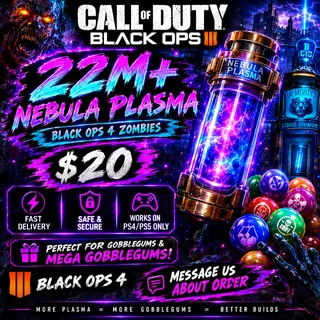 BLACK OPS 4 BO4 - 22M+ NEBULA PLASMA - GLBOAL - PS4/PS5 - FAST DELIVERY