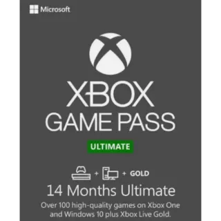 Xbox Game Pass Ultimate 14 Month US