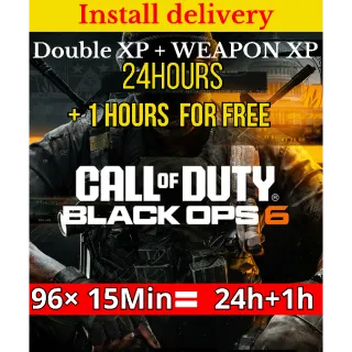 Call of Duty: Black Ops 6 - 24 Hours 2XP + Double Weapon XP 