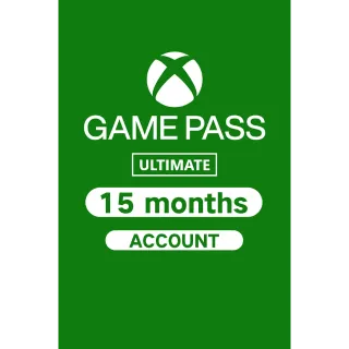 XBOX GAME PASS ULTIMATE 15 MONTH  