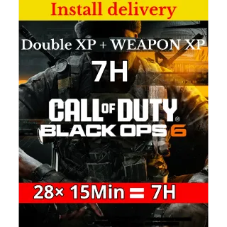 Call of Duty: Black Ops 6 - 7 Hours Dual 2XP + Double Weapon XP