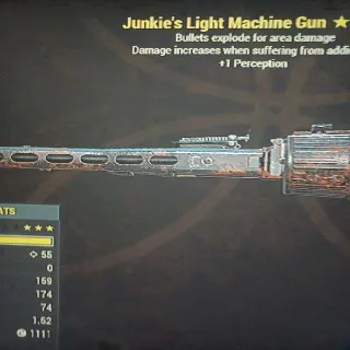 Weapon | JE1P Light Machine Gun