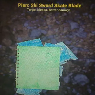 Plan | Ski Sword Skate Blade