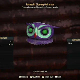 Glowing Owl Mask